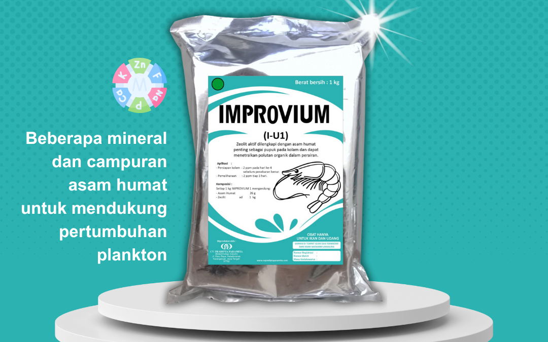 IMPROVIUM 1 MENINGKATKAN KUALITAS AIR PADA BUDI DAYA TAMBAK UDANG